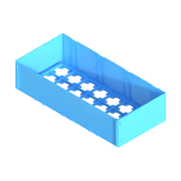 Render of MODULITH 165 Gridfinity Decor Drawer - 4W-1.5H